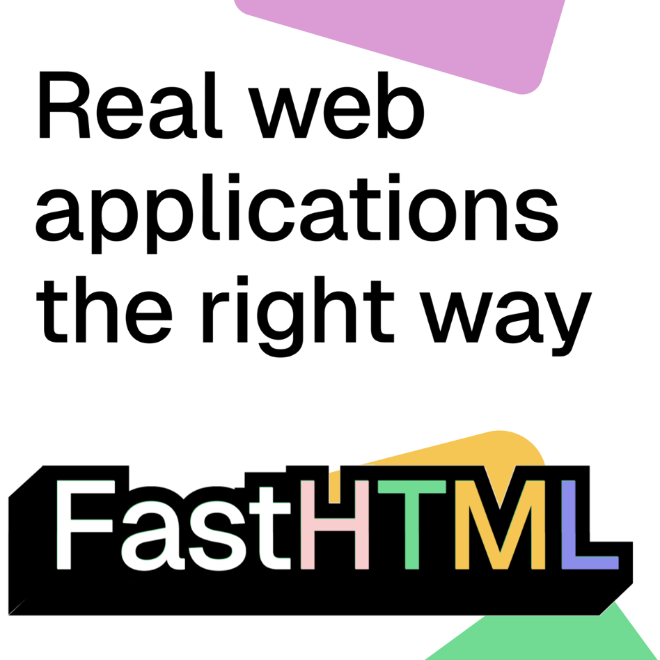 You’re using a FastHTML app right now. We didn’t create a separate blog system for this site, because building apps with FastHTML is so ea